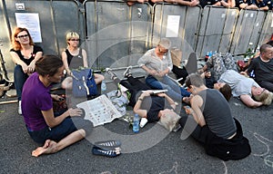 Protests against goverment in Poland